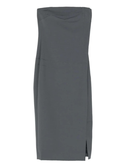 ENTIRE STUDIOS strapless midi dress - Grey - zdjęcie produktu nr 1