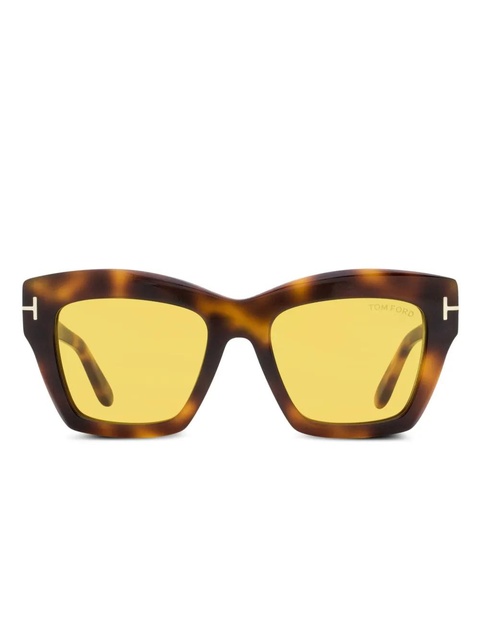 TOM FORD Eyewear Luna sunglasses - Brown - zdjęcie produktu nr 1