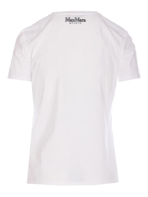 Max Mara logo-print T-Shirt - White - zdjęcie produktu nr 1