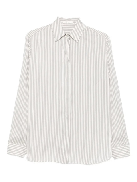 The Row striped silk shirt - White - zdjęcie produktu nr 1