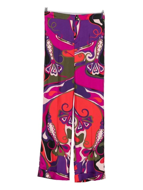 PUCCI abstract-print trousers - Purple - zdjęcie produktu nr 1