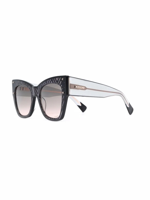 MISSONI EYEWEAR thick cat-eye frame sunglasses - Neutrals - zdjęcie produktu nr 2