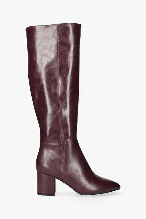 Mexx kozaki PLUCK MILA damskie kolor bordowy na słupku MI001800353W - zdjęcie produktu nr 1