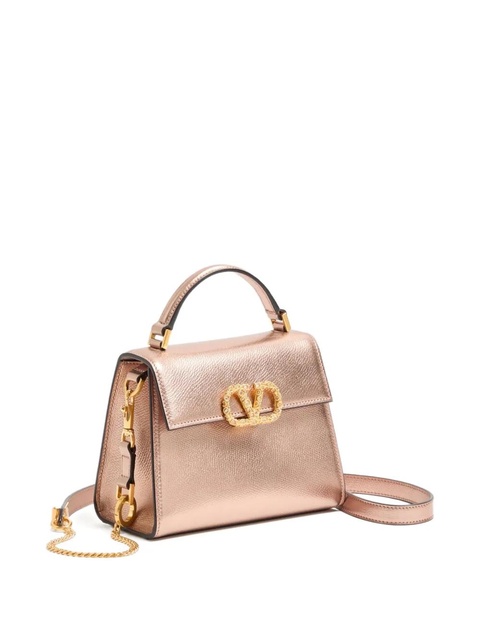 Valentino Garavani mini Vsling leather tote bag - Pink - zdjęcie produktu nr 2
