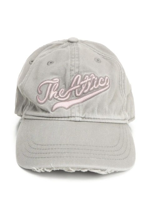 The Attico frayed-edge baseball cap - Grey - zdjęcie produktu nr 2