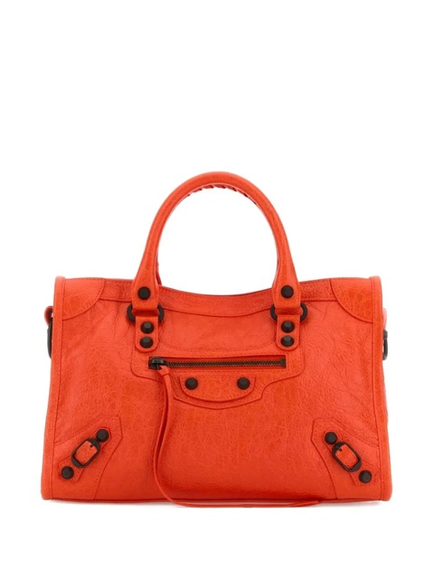 Balenciaga small Le City leather tote bag - Orange - zdjęcie produktu nr 1