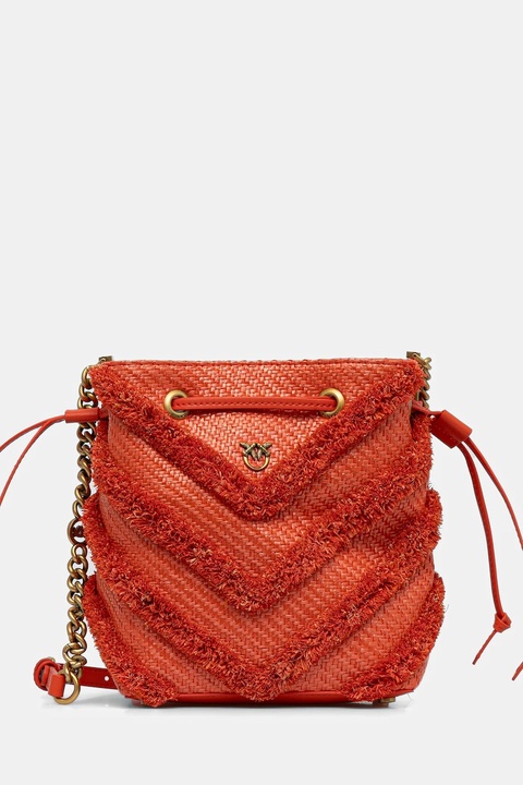Pinko torebka kolor pomarańczowy 104303 A2CD - zdjęcie produktu nr 1