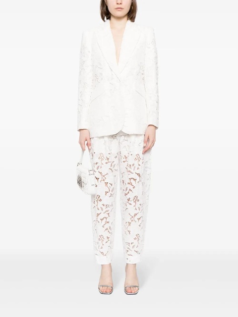 ZIMMERMANN Natura lace-detail blazer - White - zdjęcie produktu nr 2