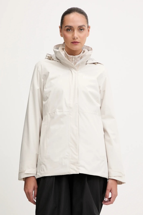 Jack Wolfskin kurtka outdoorowa Rotwand 3 in 1 kolor beżowy A60333 - zdjęcie produktu nr 1
