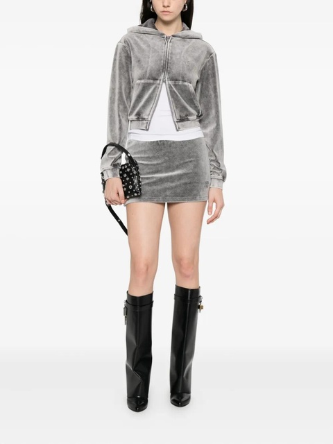 Alexander Wang zip-up hoodie - Grey - zdjęcie produktu nr 2