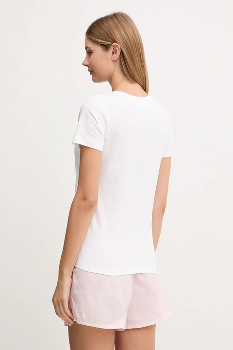 Calvin Klein Underwear t-shirt bawełniany 3-pack damski kolor biały LV00QS7485 - zdjęcie produktu nr 2