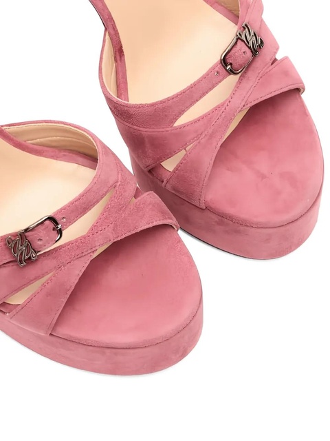 Casadei 80mm Patty platform sandals - Pink - zdjęcie produktu nr 1