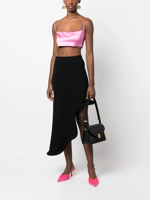 Lanvin studded leather shoulder bag - Black - zdjęcie produktu nr 1