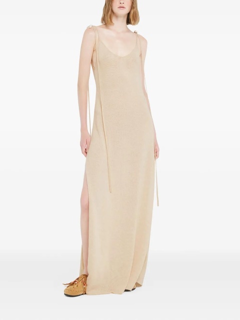 Alanui tie-strap finest maxi dress - Neutrals - zdjęcie produktu nr 2