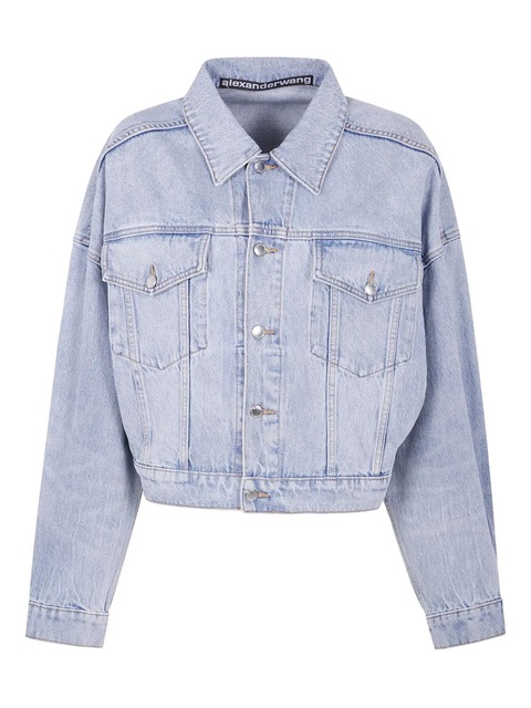 Alexander Wang light-wash denim jacket - Blue - zdjęcie produktu nr 2