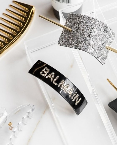 BALMAIN PARIS HAIR COUTURE - Spinka z kryształami Swarovskiego - zdjęcie produktu nr 1