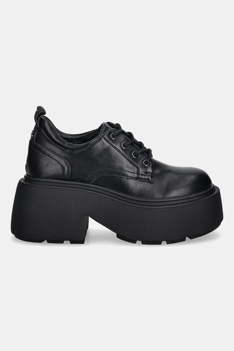 Buffalo półbuty Vicious Lace Up Lo damskie kolor czarny na platformie 1622483-BLK - zdjęcie produktu nr 1