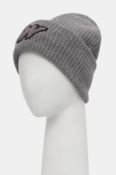 Weekend Max Mara czapka wełniana ALBEN kolor szary 2525576025600 - zdjęcie produktu nr 2
