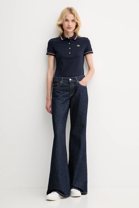 Lacoste polo damski kolor granatowy DF5284 - zdjęcie produktu nr 1