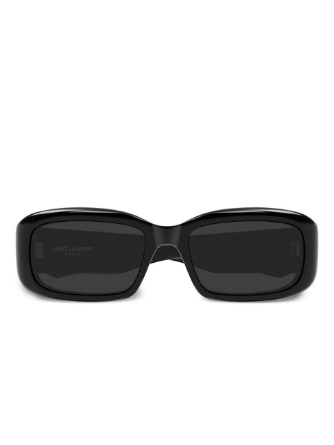 Saint Laurent Eyewear rectangle-frame sunglasses - Black - zdjęcie produktu nr 1