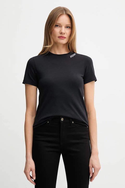 Joop! t-shirt bawełniany damski kolor czarny 30048474 - zdjęcie produktu nr 1