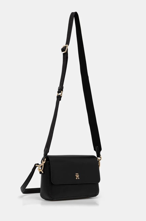 Tommy Hilfiger torebka kolor czarny AW0AW17219 - zdjęcie produktu nr 2