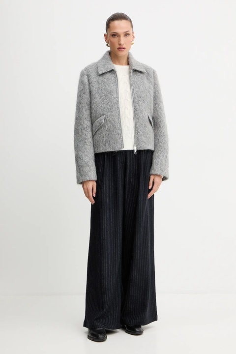 Twinset sweter z dodatkiem wełny damski kolor beżowy 252LL3HCC - zdjęcie produktu nr 2