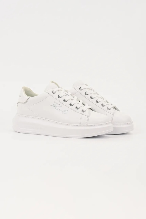 Karl Lagerfeld sneakersy skórzane KAPRI damskie kolor biały KL62518 - zdjęcie produktu nr 2