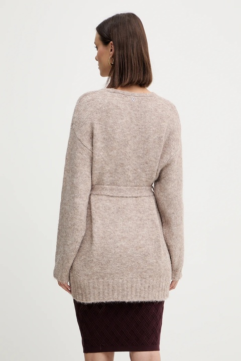 Guess sweter z domieszką wełny KIYOKA damski kolor brązowy W5BR0P Z4302 - zdjęcie produktu nr 2