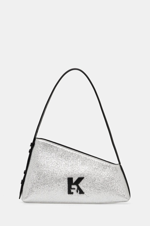 Karl Lagerfeld Jeans torebka kolor srebrny A4W30155 - zdjęcie produktu nr 1
