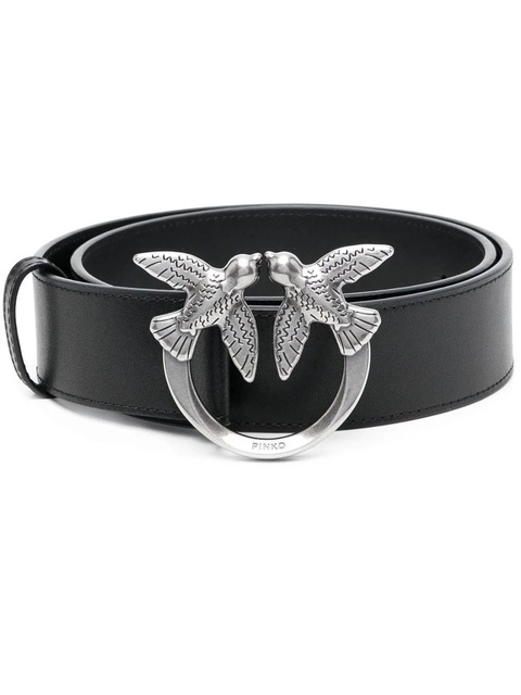PINKO love bird buckle belt - Black - zdjęcie produktu nr 1