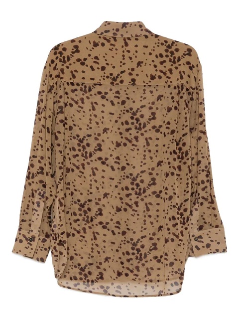 Ferragamo buttoned patterned shirt - Brown - zdjęcie produktu nr 2