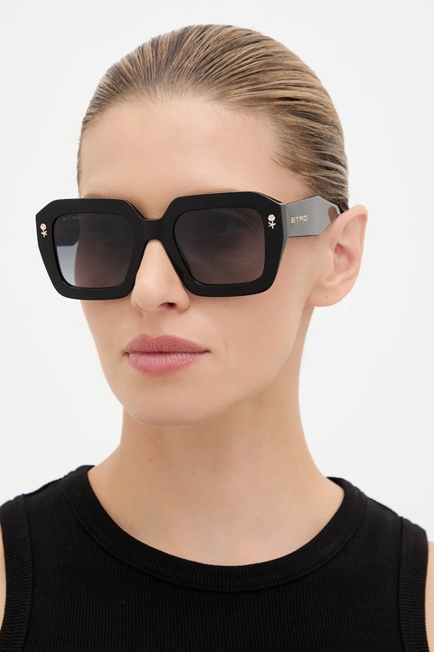 Etro okulary przeciwsłoneczne damskie kolor czarny ETRO 0114/S - zdjęcie produktu nr 1
