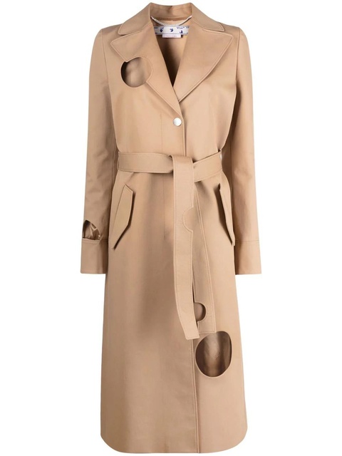 Off-White Meteor belted trench coat - Neutrals - zdjęcie produktu nr 1