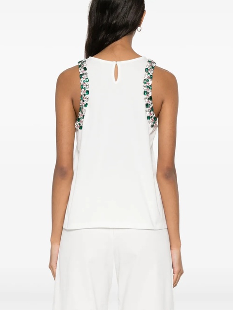 Maje crystal-embellished tank top - White - zdjęcie produktu nr 2