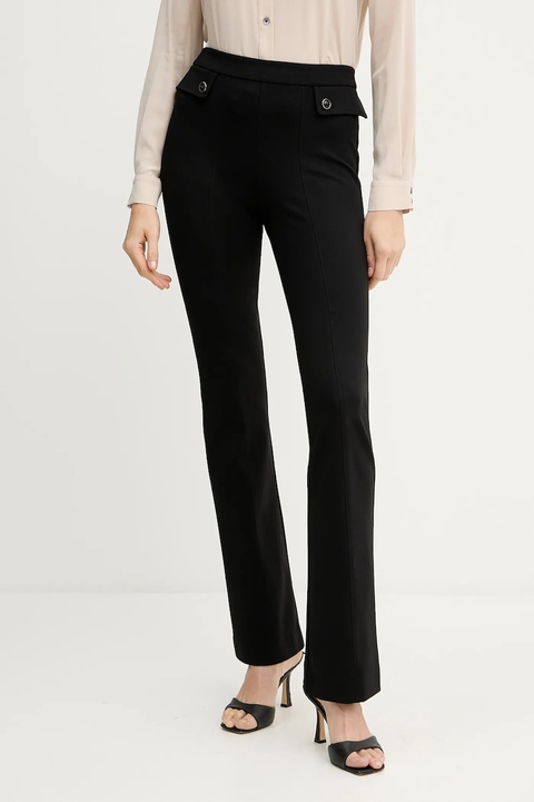 Marciano Guess spodnie GWEN damskie kolor czarny dzwony high waist 5YGB10 7160A - zdjęcie produktu nr 1