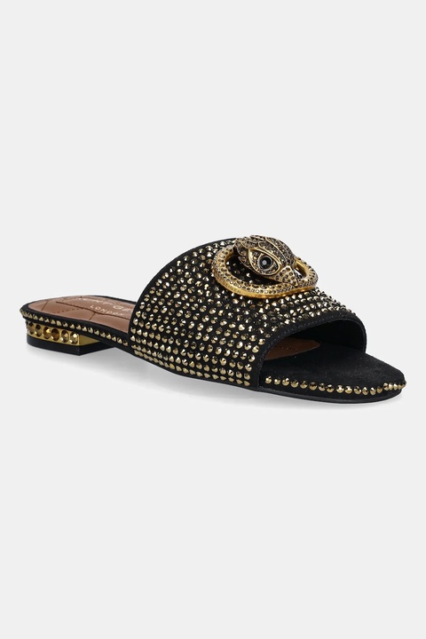 Kurt Geiger London klapki Chelsea Flat Sandal damskie kolor złoty 3416209609 - zdjęcie produktu nr 1