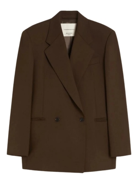 Weekend Max Mara double-breasted wool blazer - Brown - zdjęcie produktu nr 1