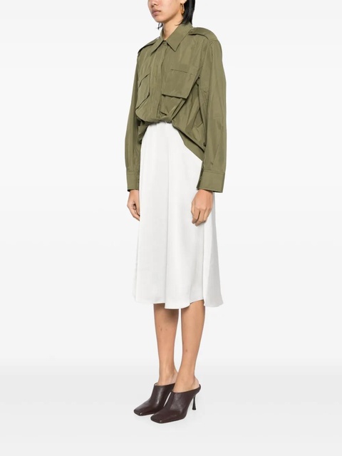 3.1 Phillip Lim draped shirt dress - Green - zdjęcie produktu nr 2