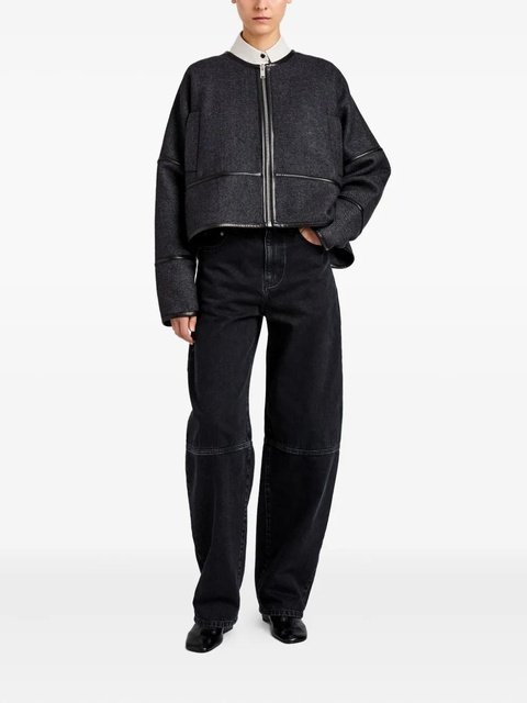 Proenza Schouler Ticiana trim jacket - Grey - zdjęcie produktu nr 1