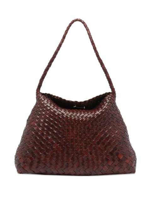 DRAGON DIFFUSION woven leather shoulder bag - Brown - zdjęcie produktu nr 1
