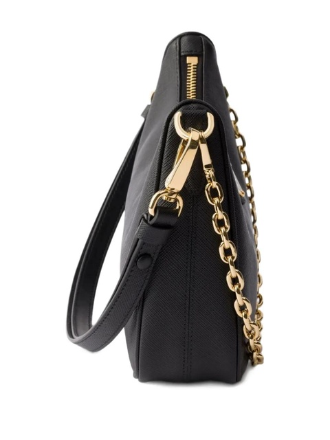 Prada Re-Edition leather shoulder bag - Black - zdjęcie produktu nr 2