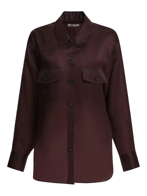 KHAITE button-down flap-pocket shirt - Red - zdjęcie produktu nr 1