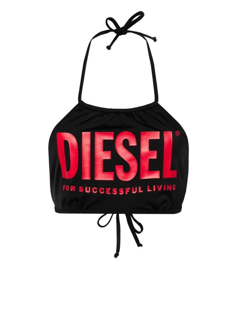 Diesel Bfb-Lea logo-print bikini top - Black - zdjęcie produktu nr 1