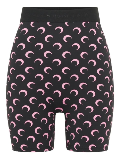 Marine Serre Crescent Moon shorts - Black - zdjęcie produktu nr 1