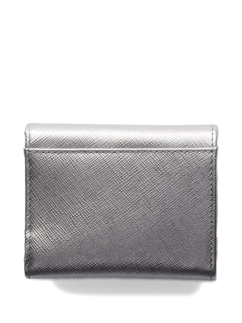 Prada small leather wallet - Silver - zdjęcie produktu nr 1