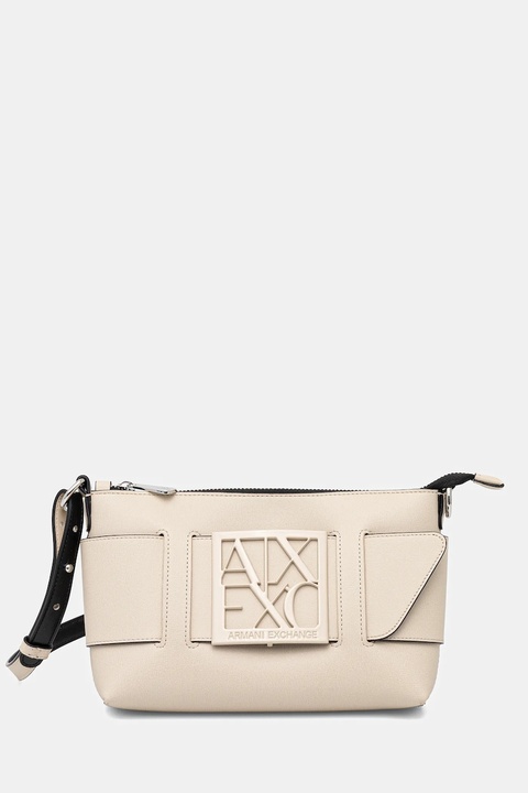 Armani Exchange torebka kolor beżowy 942907 0A874 - zdjęcie produktu nr 1