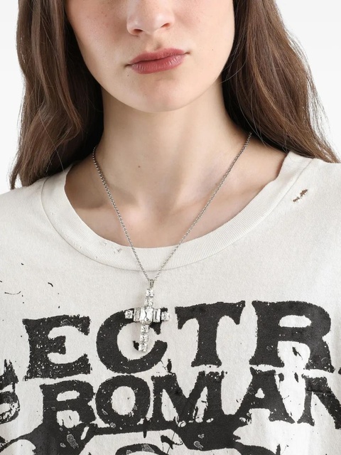 Dolce & Gabbana rhinestone-embellished necklace - Silver - zdjęcie produktu nr 2