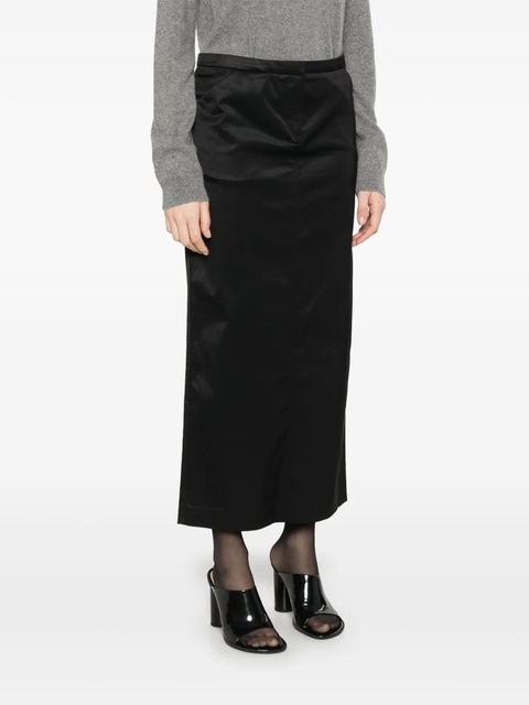 TOTEME Straight midi skirt - Black - zdjęcie produktu nr 2