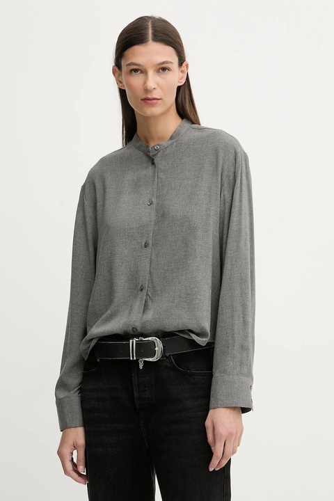 Marc O'Polo koszula damska kolor szary regular 600088042277 - zdjęcie produktu nr 1